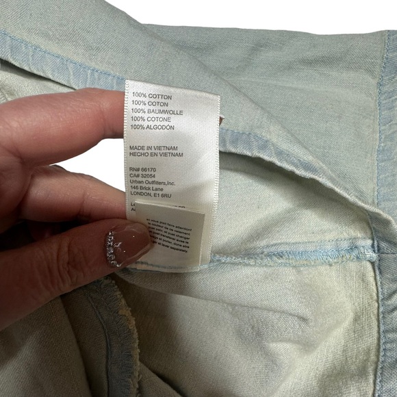 NWT Free People Vanessa Denim Tunic/Mini Dress in Blue Chill m - Picture 14 of 16